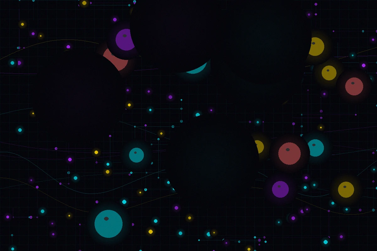 澳洲pk10量子数据中心渲染图——服务器机柜发出幽蓝光芒数据流交织成网络